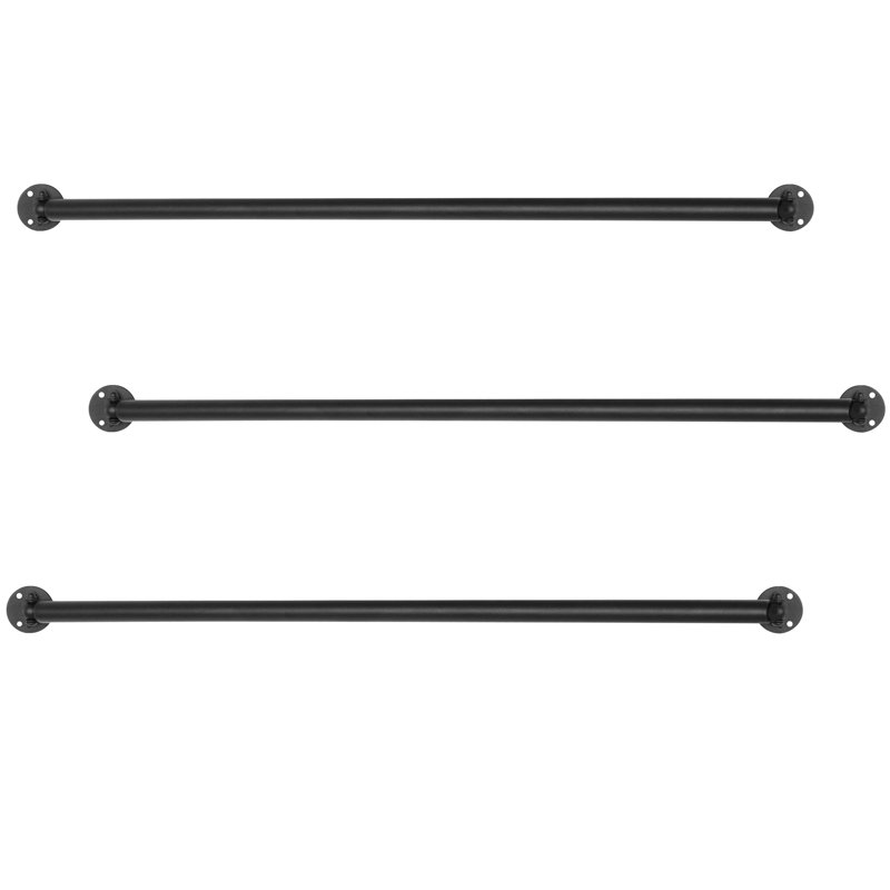 Williston Anjail 34'' Wall Mounted Corner Clothes Rack Wayfair